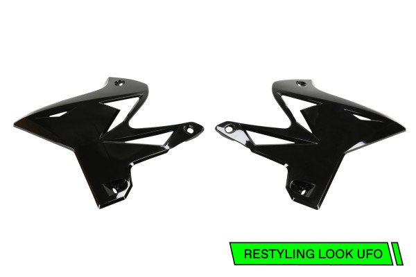 Radiator Covers black for Yamaha YZ 125 (2002-14) - YZ 250 (2002-14)